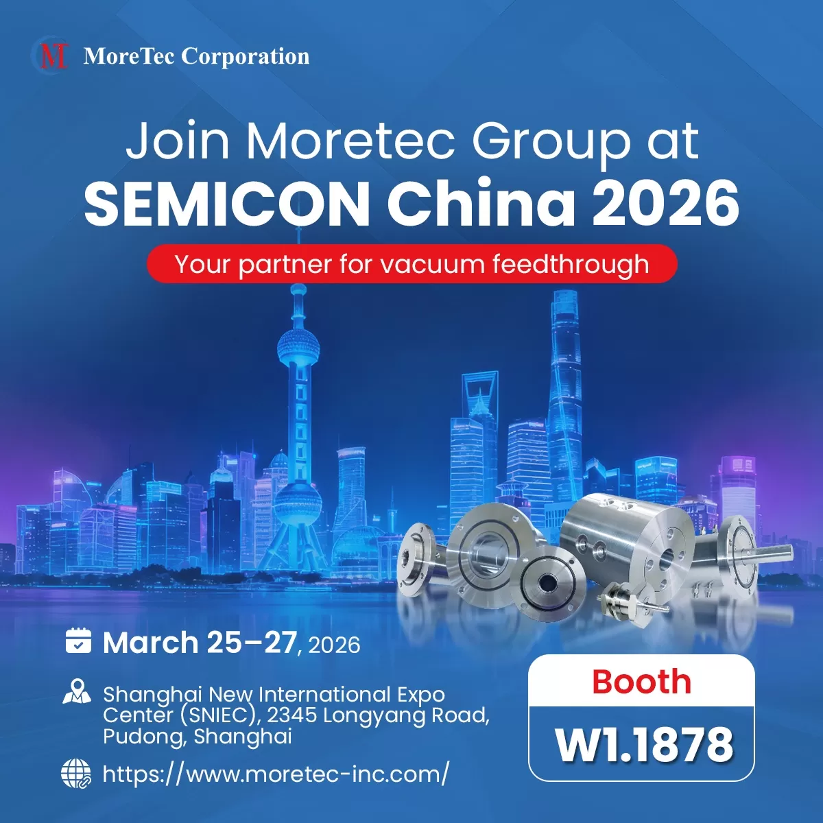 Moretec at SEMICON China 2026